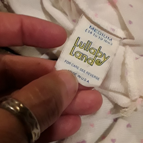 LULLABY LAND  BABY  ONESIE  FOOTED. - Picture 3 of 5